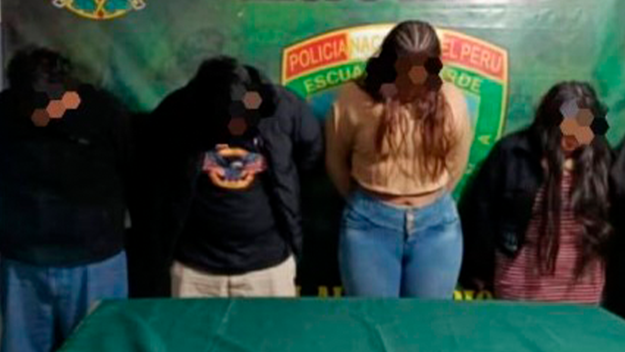 Capturan a presunta banda “Los babys de Melgar” por hurto agravado en Puno